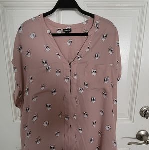 Torrid Cat Blouse